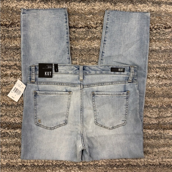 KUT From The Kloth High Rise Reese Ankle Straight Leg Jeans Sz 6 NWT | KUT Jean- - Picture 12 of 13